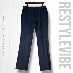 BANANA REPUBLIC Men’s Size 33x34 Pant Tailored Slim Fit Style Indigo Navy